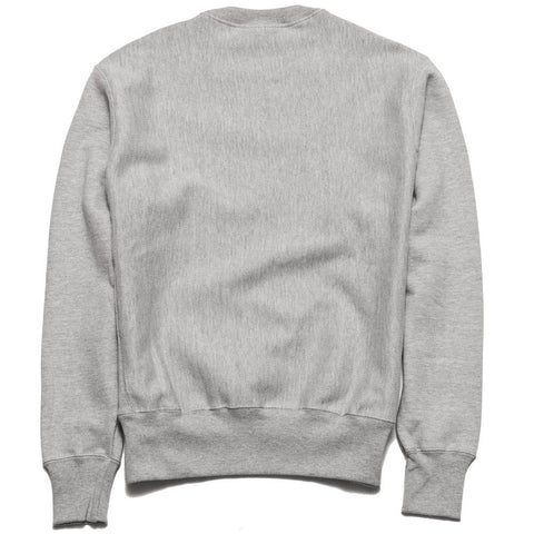 Champion Reverse Weave Pullover "C" Logo Crew Oxford Grey at shoplostfound, front