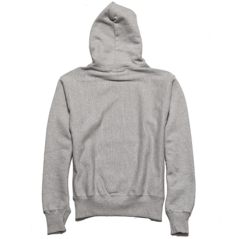 Champion Reverse Weave Pullover "C" Logo Hood Oxford Grey at shoplostfound, front