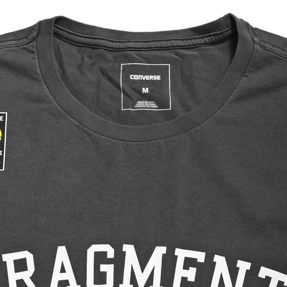 The Converse Essentials Fragment Tee collaboration at shoplostfound in Toronto, collar