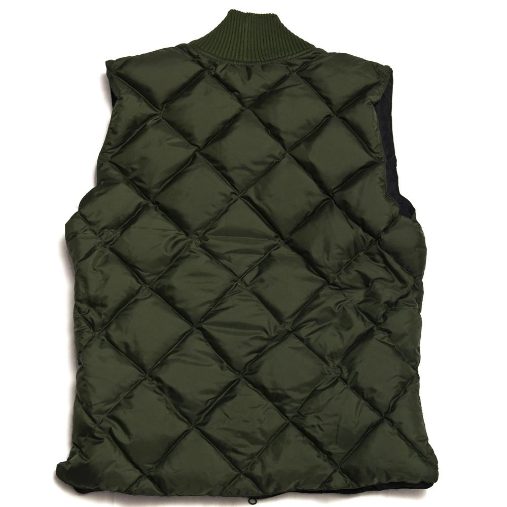 Crescent Down Works Custom Vest Olive/Black