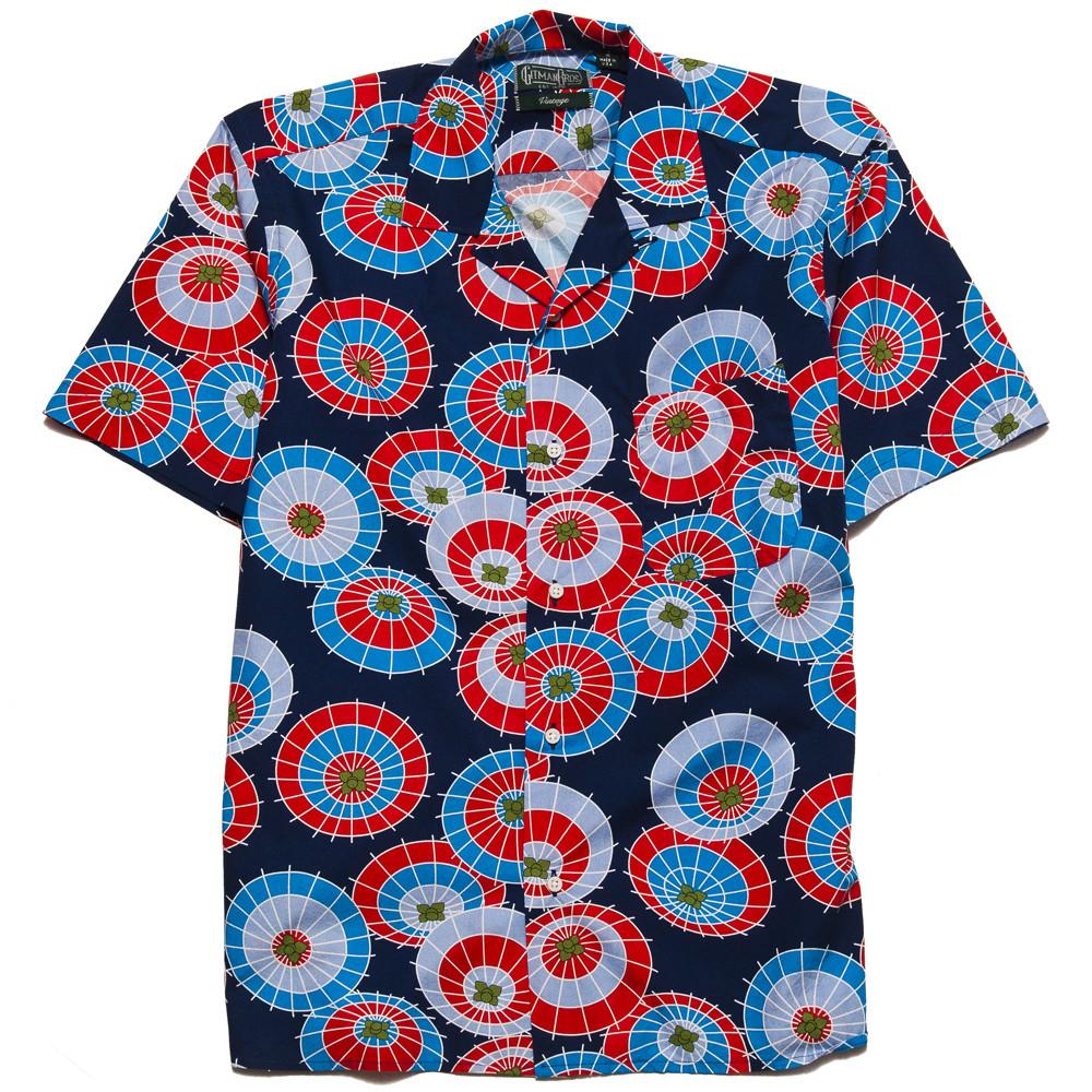 Gitman Vintage Bros. Paper Umbrella Print Camp Shirt