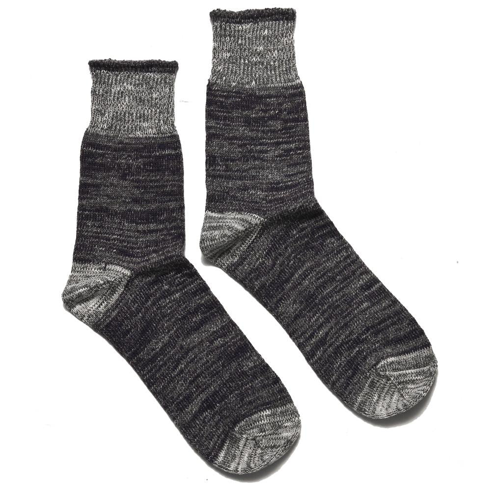 Homespun Dustbowl Work Sock Eggplant