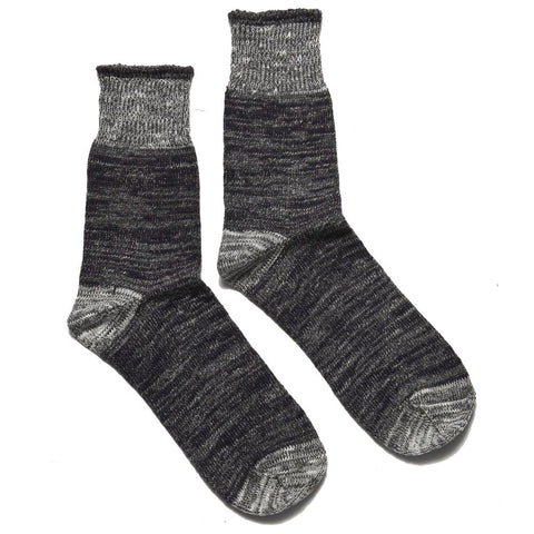 Homespun Dustbowl Work Sock Eggplant