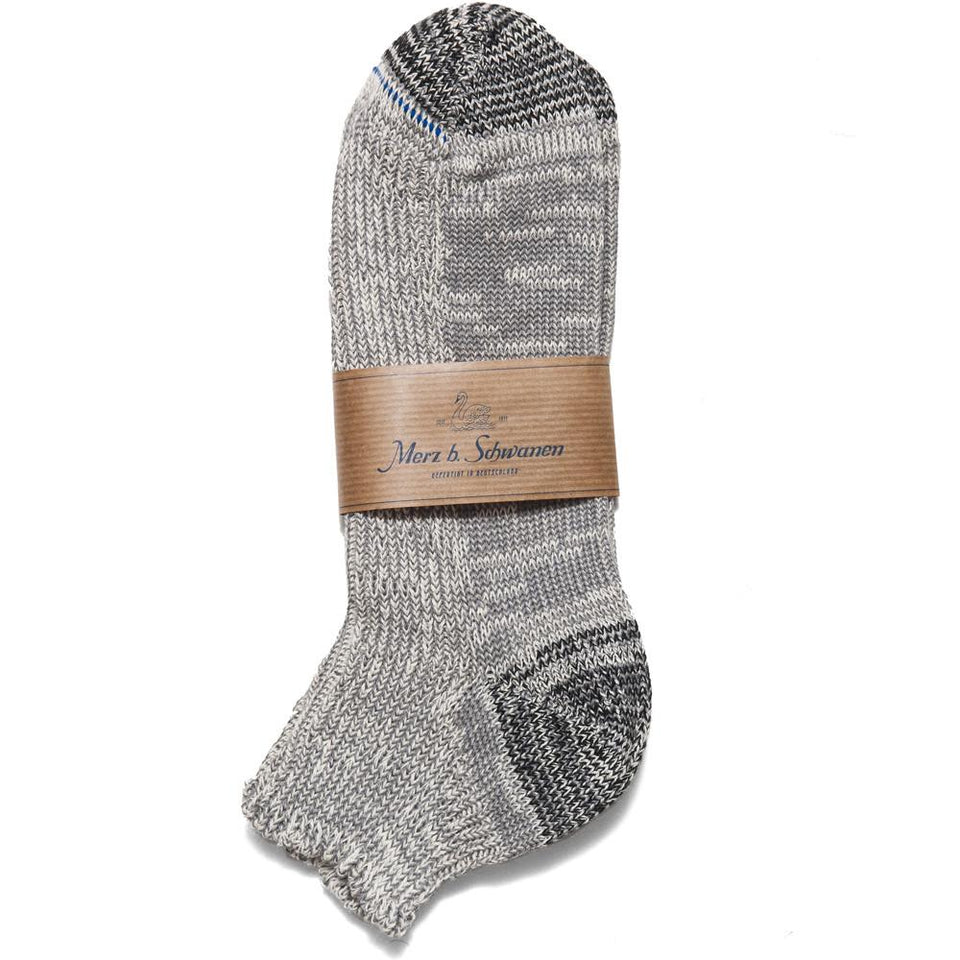 Merz B. Schwanen 274 Cotton Sneaker Socks Grey Melange