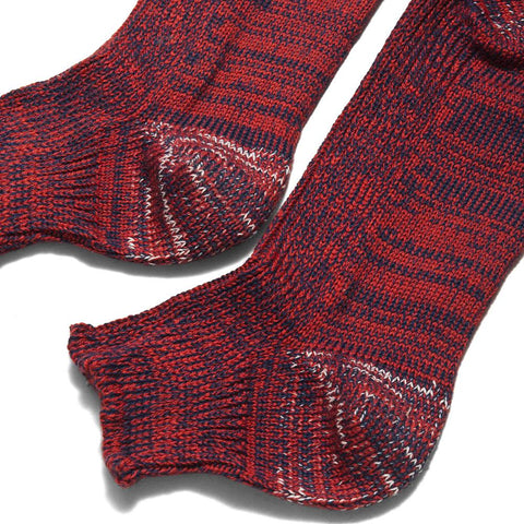 Merz B. Schwanen 274 Cotton Sneaker Socks Navy/Red