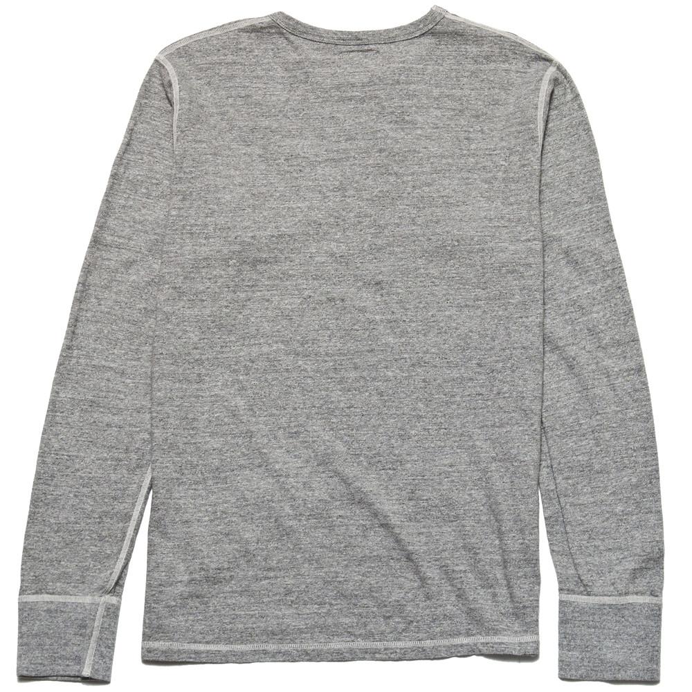 National Athletic Goods Long Sleeve Gym Tee Mid Grey at shoplostfound in Toronto, back