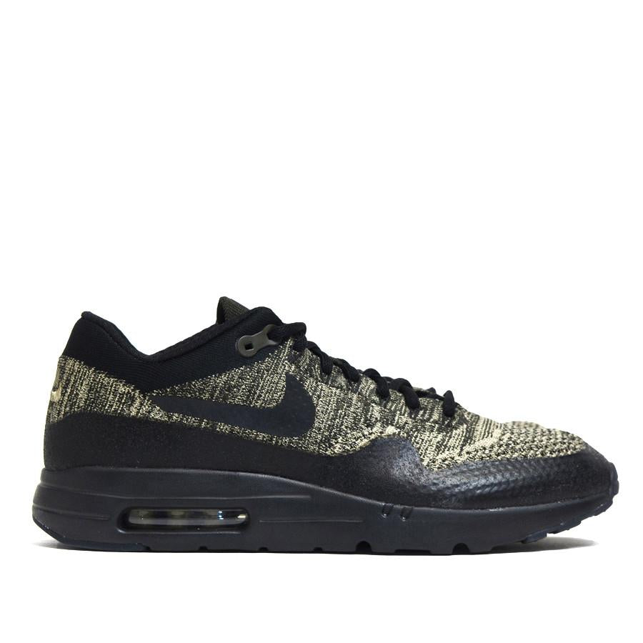 Nike Air Max 1 Ultra Flyknit Neutral Olive/Black Sequoia 856958-203 at shoplostfound in Toronto, profile