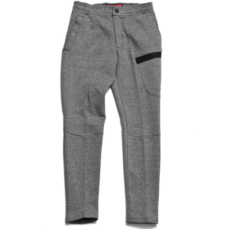 Nike Sportswear Tech Fleece Cropped Pants Carbon Heather 805218-091 at shoplostfound in Toronto, front