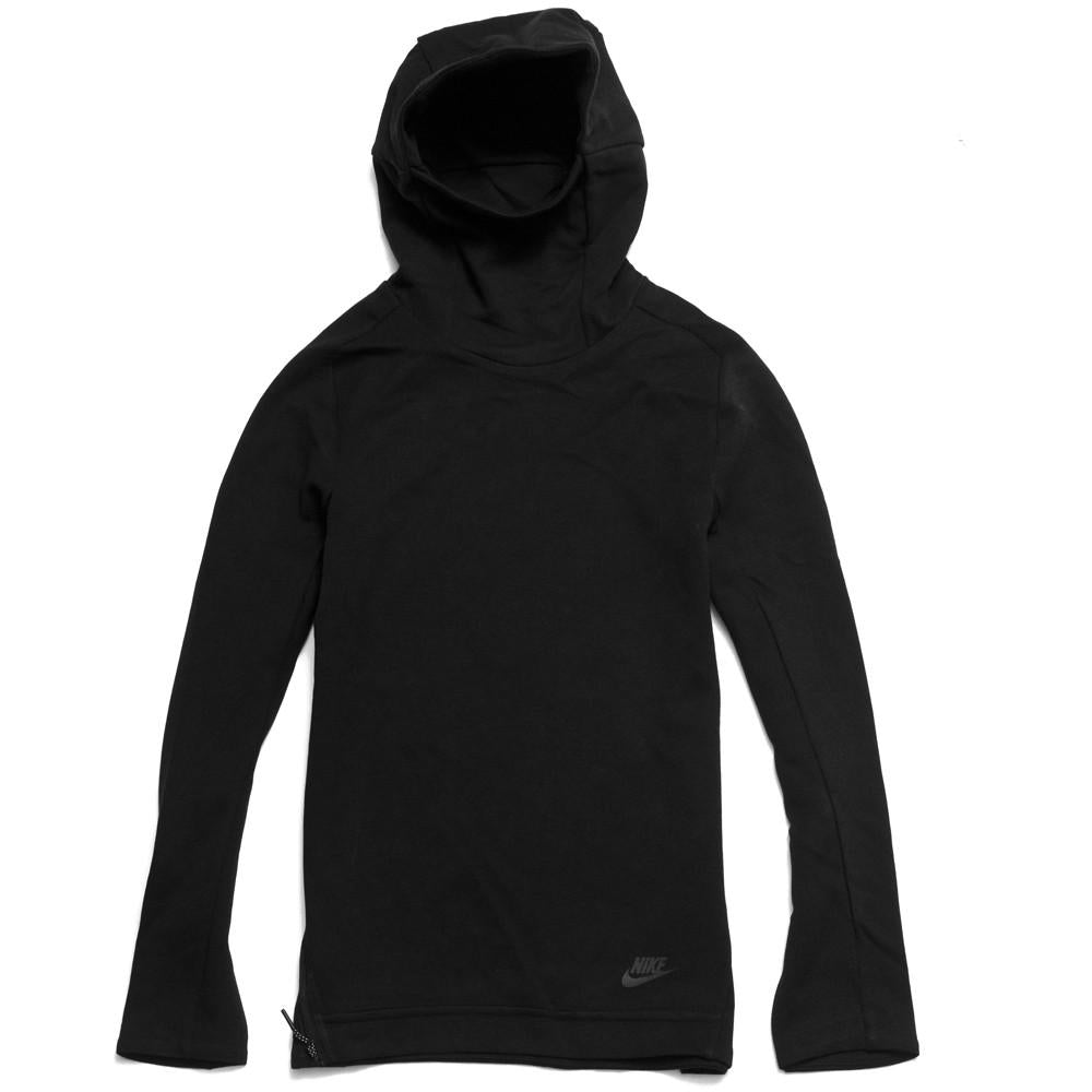 Nike Sportswear Tech Fleece Funnel-Neck Black 805214-010 at shoplostfound in Toronto, front