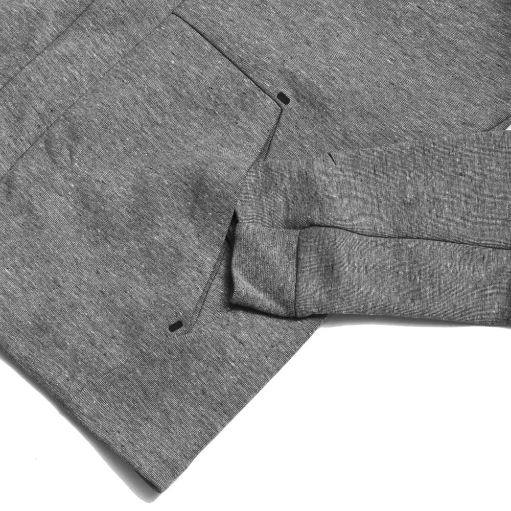 Nike Sportswear Tech Fleece Jacket Carbon Heather 805164-091 at shoplostfound in Toronto, hem with pocket/sleeve