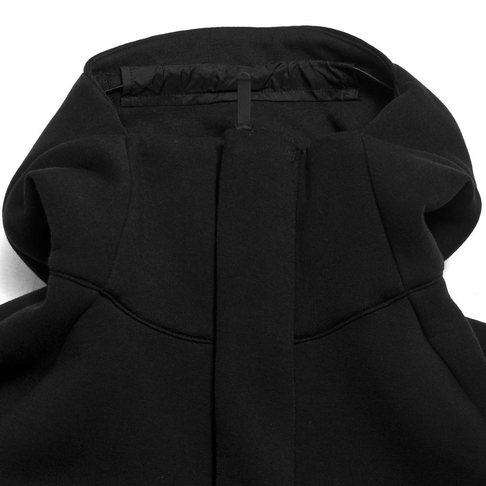 Nike Sportswear Tech Fleece Parka Black 805142-010 at shoplostfound in Toronto, hooded zip collar