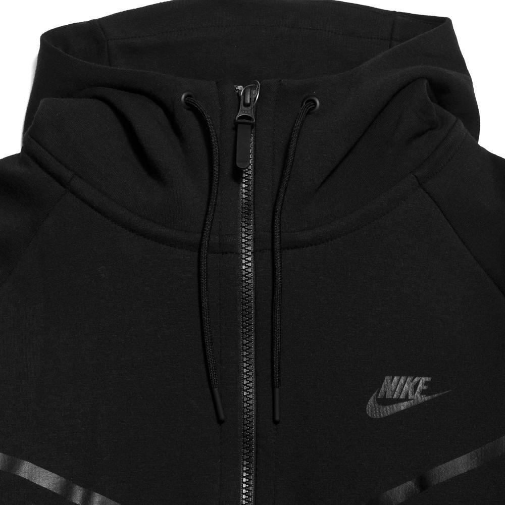 Nike Sportswear Tech Fleece Windrunner Black 805144-010 at shoplostfound in Toronto, collar