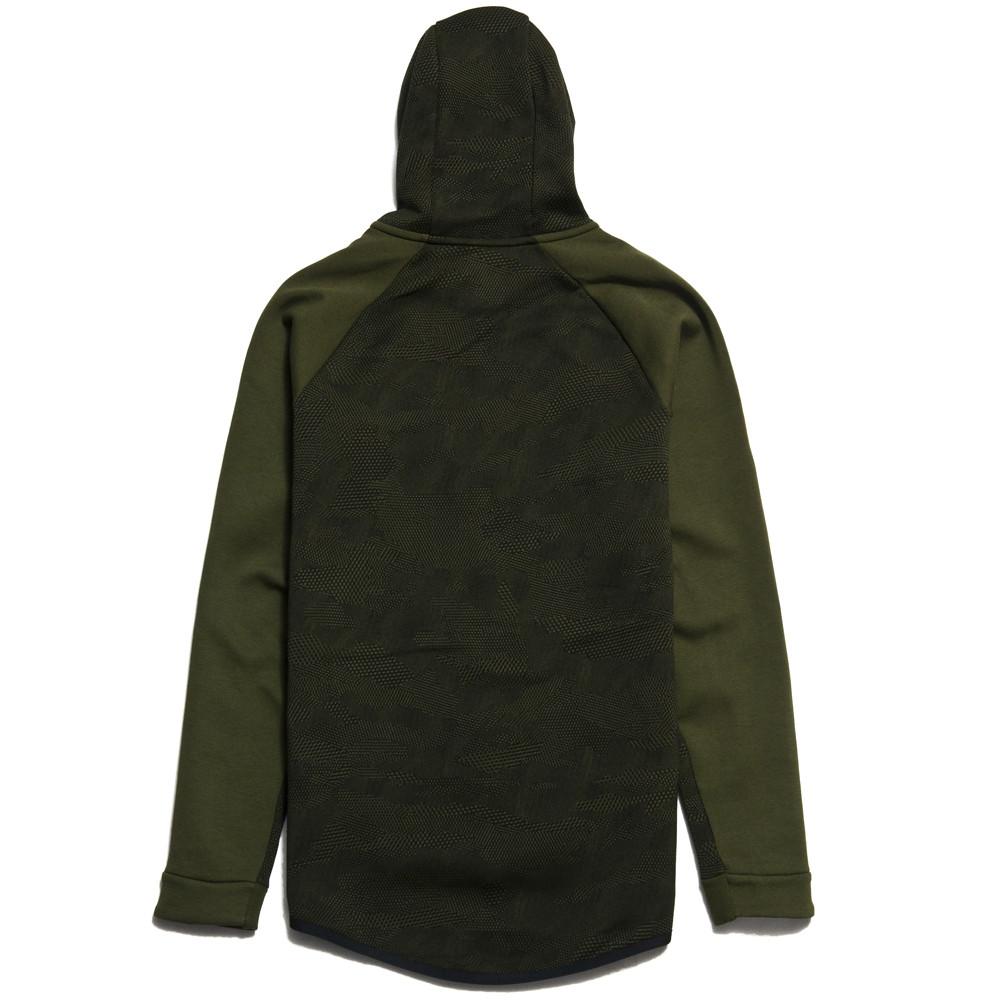 Nike Sportswear Tech Fleece Windrunner Legion Green 836422-387 at shoplostfound in Toronto, back