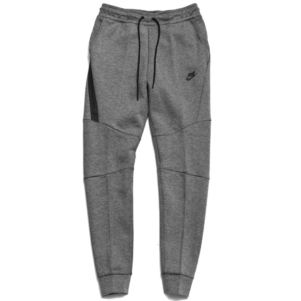 Nike Tech Fleece Pants Carbon Heather 805162-091 at shoplostfound in Toronto, front