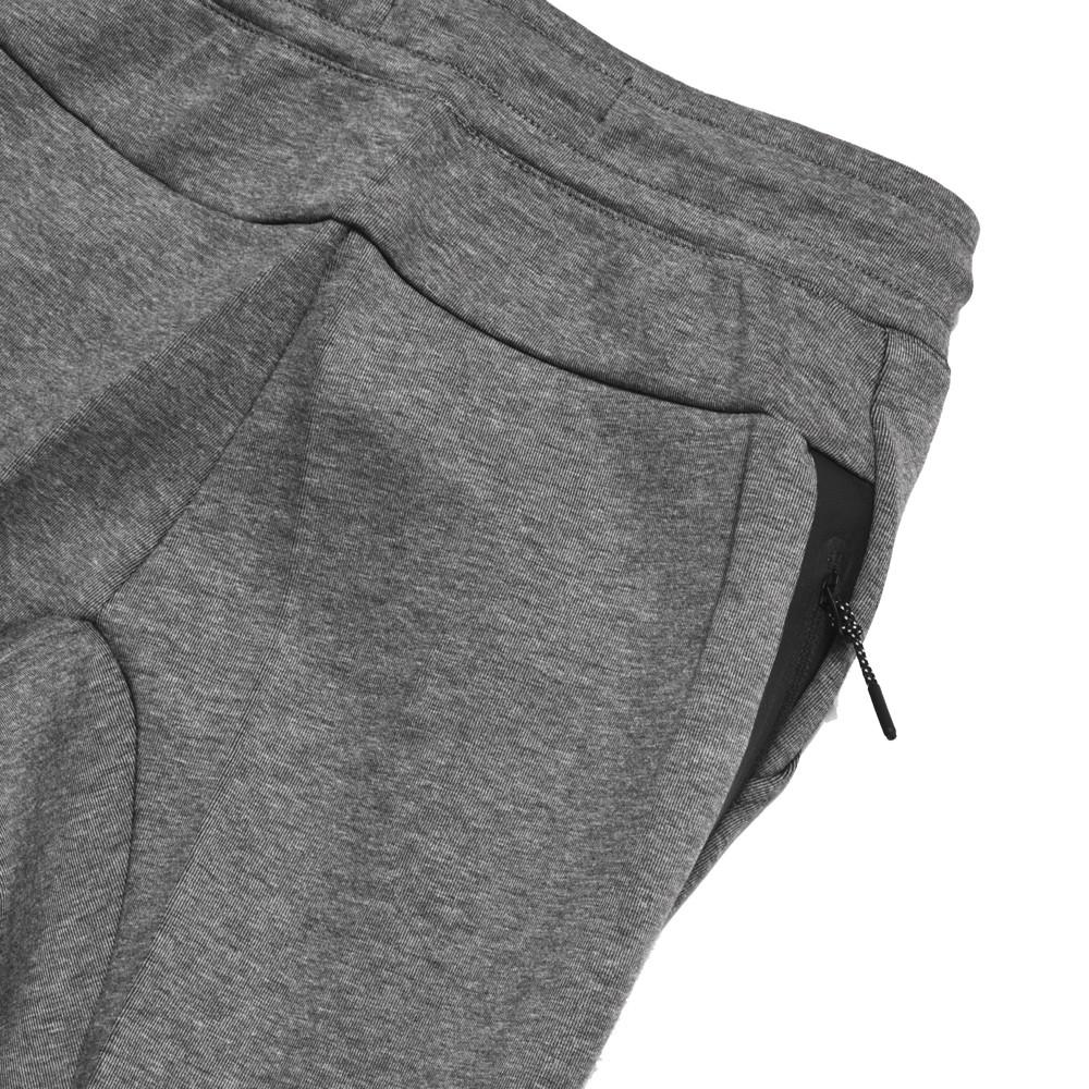 Nike Tech Fleece Pants Carbon Heather 805162-091 at shoplostfound in Toronto, waist back detail