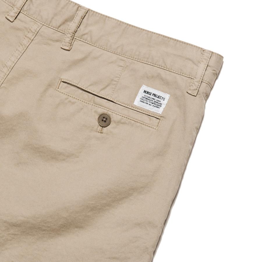 Norse Projects Aros Light Twill Short Khaki