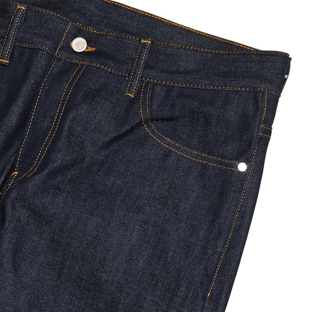 Norse Projects Three Jean Raw Indigo at shoplostfound in Toronto, waist close up