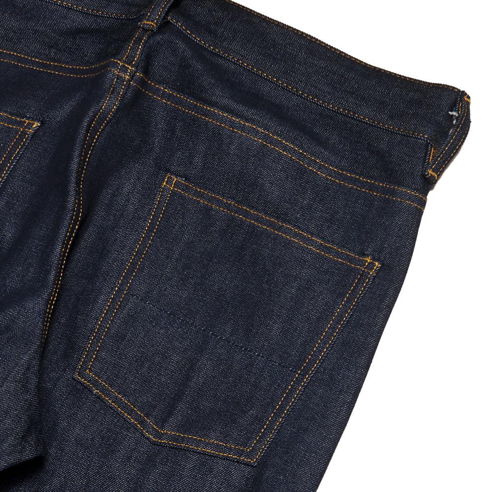 Norse Projects Three Jean Raw Indigo at shoplostfound in Toronto, back pocket