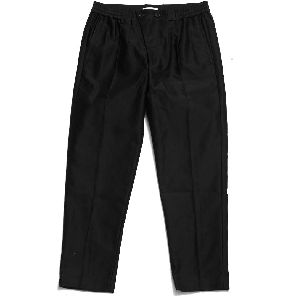 S.K. Manor Hill Tuck Pant Cotton Black
