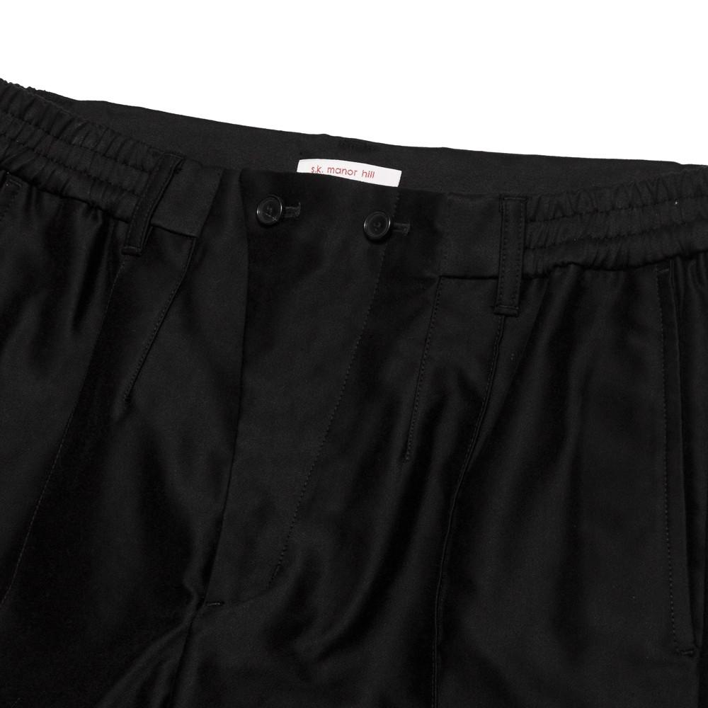 S.K. Manor Hill Tuck Pant Cotton Black