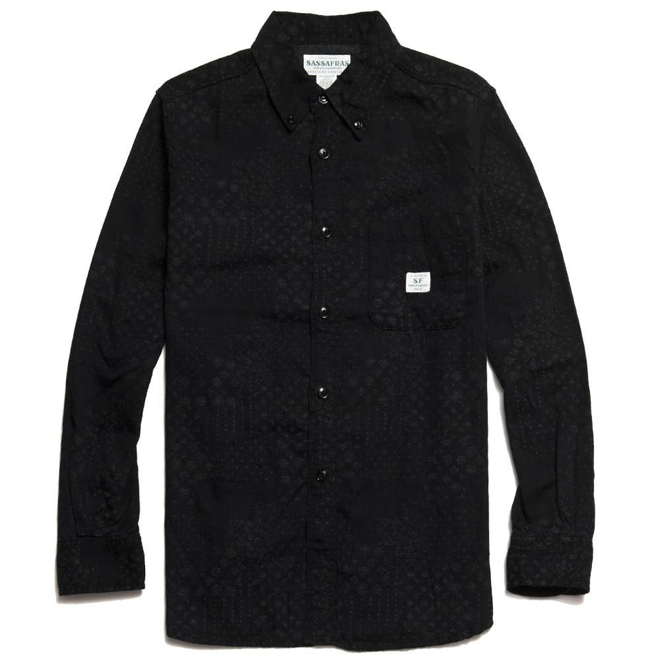 Sassafras Green Thumb Shirt Black