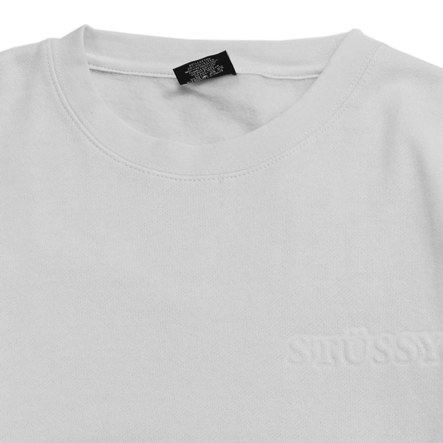 Stüssy Embossed App Crew White