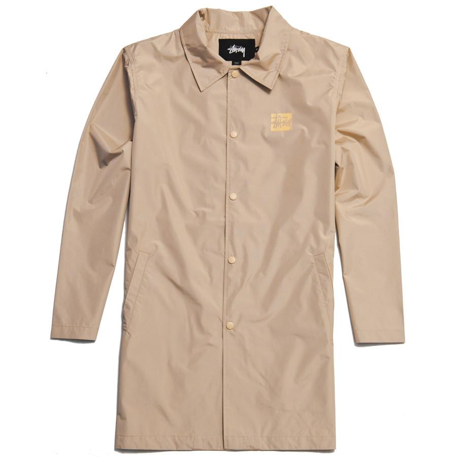 Stüssy Long Coach Jacket Tan