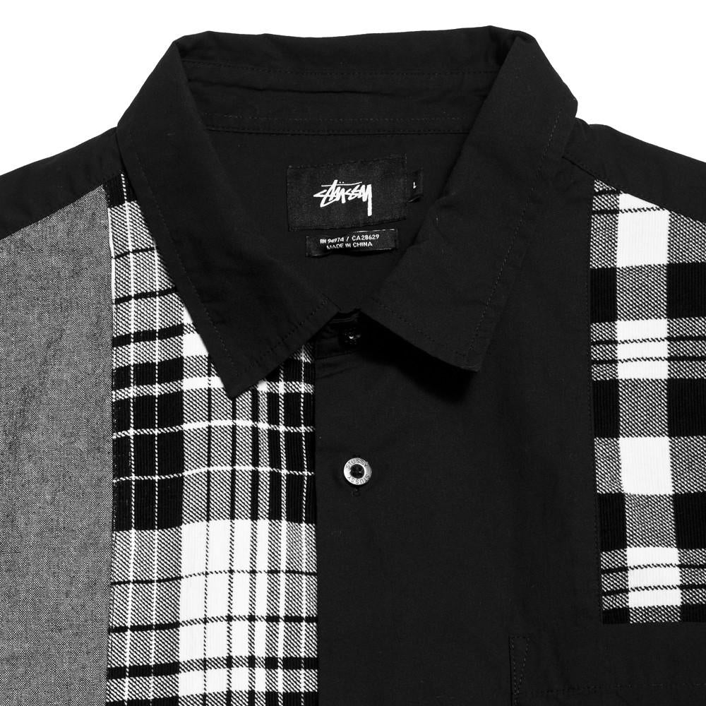 Stüssy Mixed Panel Shirt Black