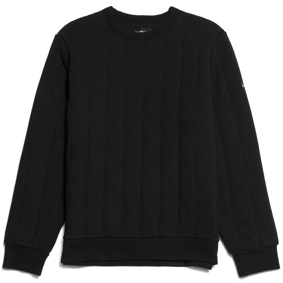 Stüssy Quilted Crew Neck Black