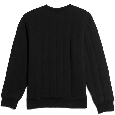 Stüssy Quilted Crew Neck Black