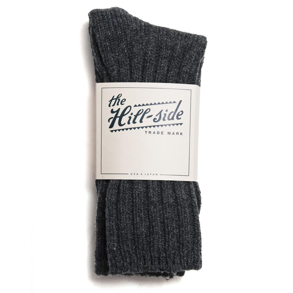 The Hill-side SX5-02 Merino Wool Ragg Socks Charcoal