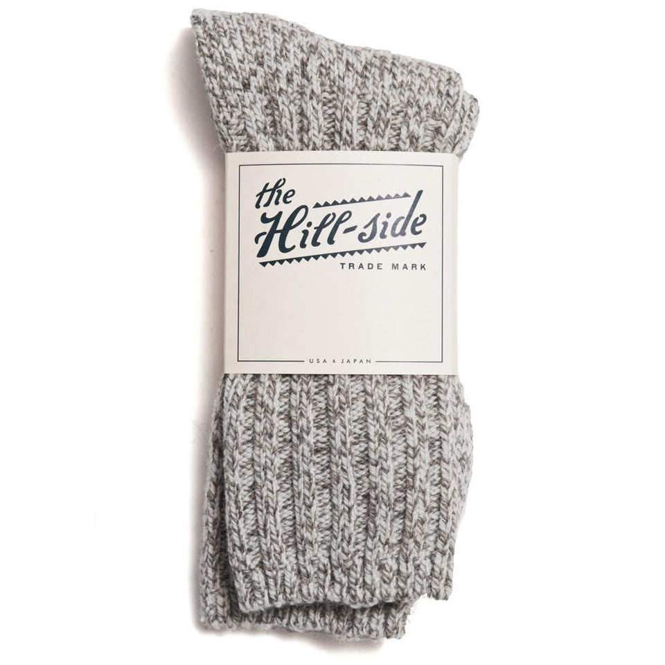 The Hill-side SX5-03 Merino Wool Ragg Socks Oatmeal