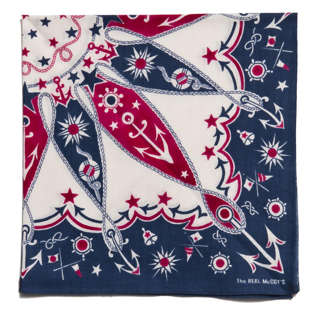 The Real McCoy’s Joe McCoy MA16015 Bandana Voyage Navy at shoplostfound in Toronto, folded