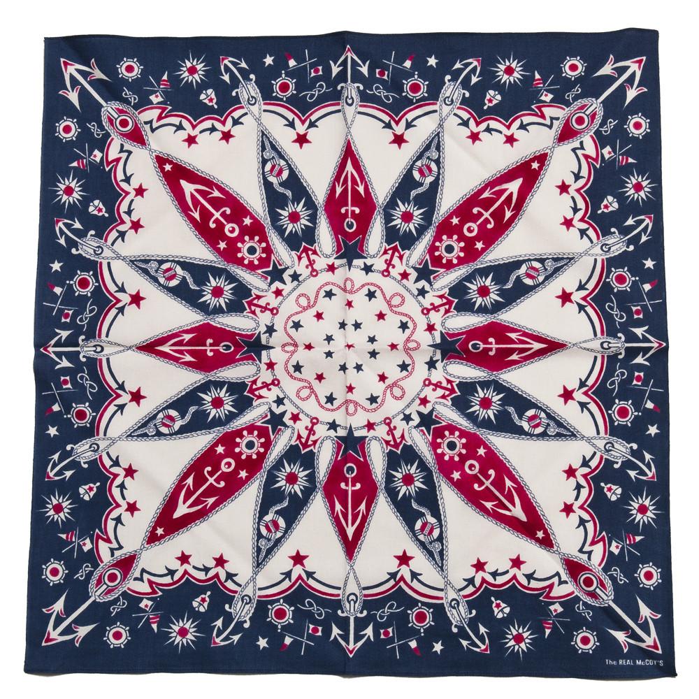 The Real McCoy’s Joe McCoy MA16015 Bandana Voyage Navy at shoplostfound in Toronto, open