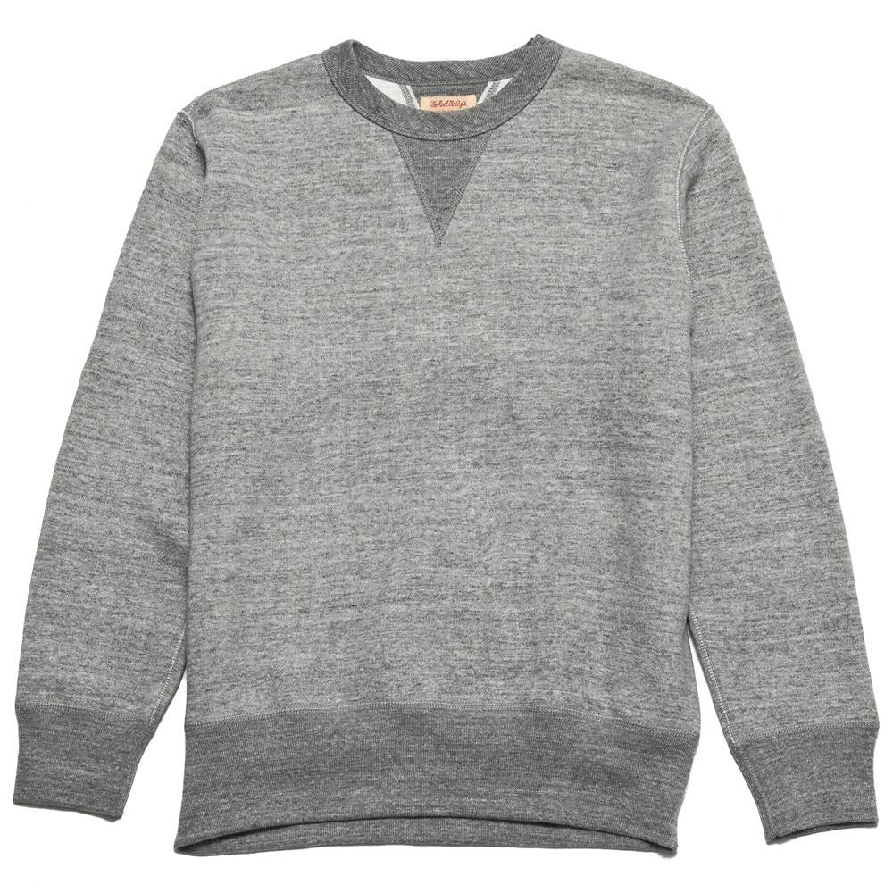 The Real McCoy’s Loopwheel Crewneck Sweatshirt Grey MC13111 at shoplostfound in Toronto, front