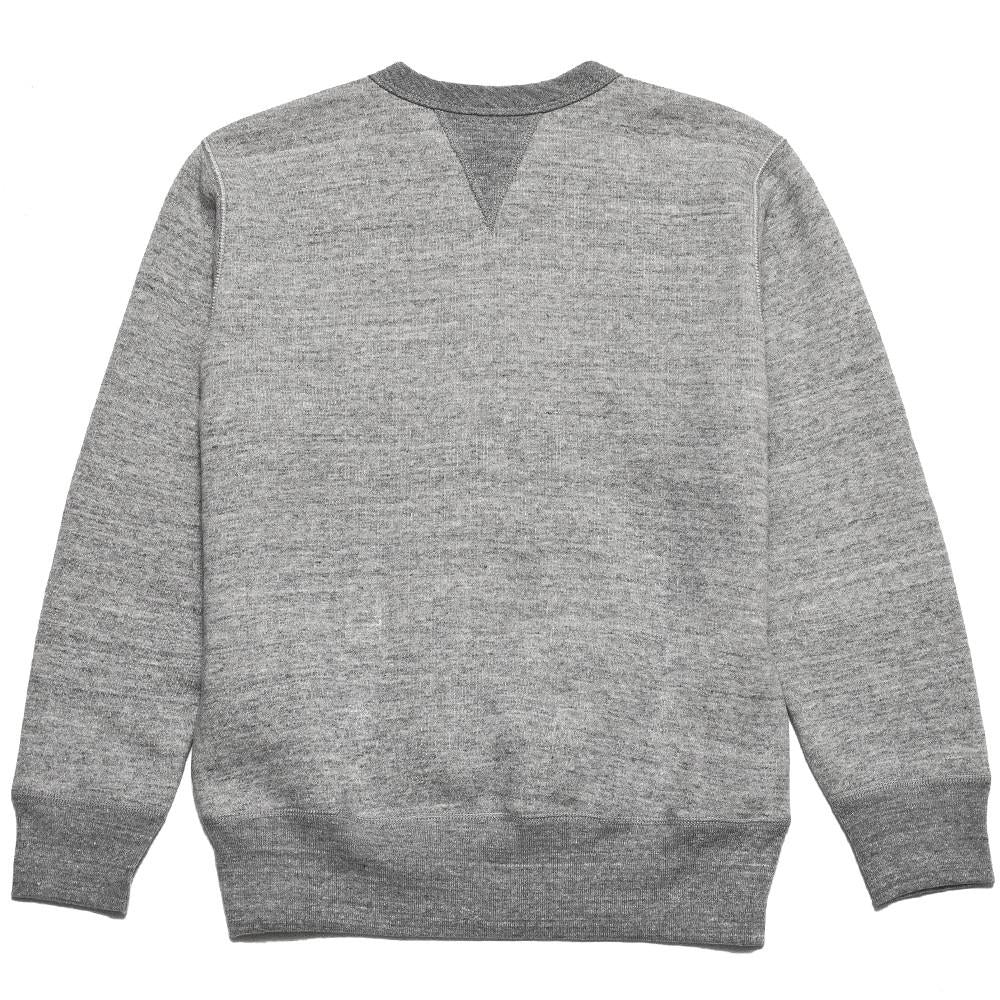 The Real McCoy’s Loopwheel Crewneck Sweatshirt Grey MC13111 at shoplostfound in Toronto, back