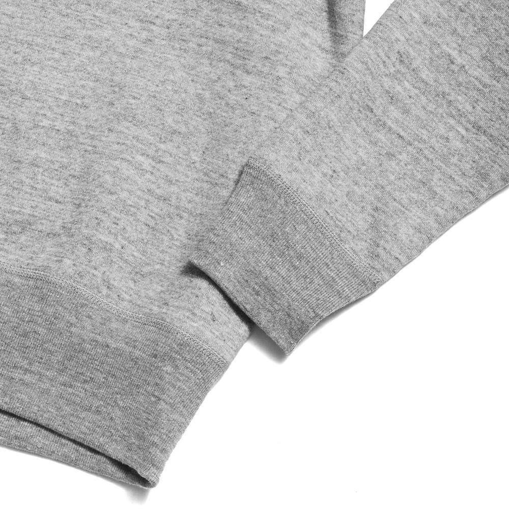 The Real McCoy’s Loopwheel Crewneck Sweatshirt Grey MC13111 at shoplostfound in Toronto, hem