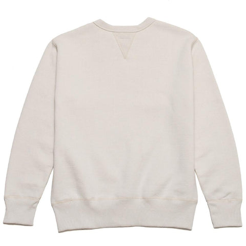 The Real McCoy’s Loopwheel Crewneck Sweatshirt Milk MC13111 at shoplostfound in Toronto, front