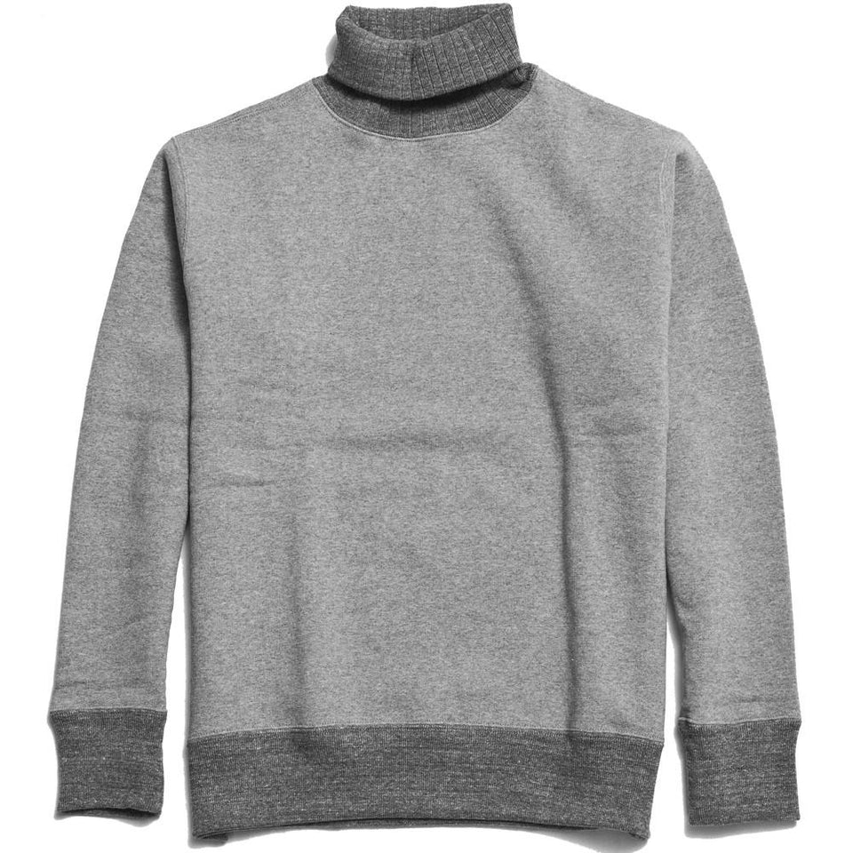 The Real McCoy’s MC16112 Joe McCoy Ball Park High-Neck Sweatshirt Grey at shoplostfound in Toronto, front