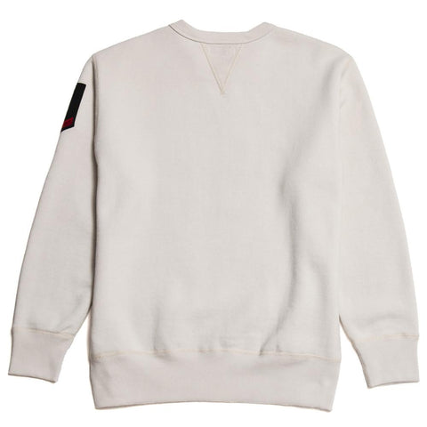 The Real McCoy’s Vargas Girl Sweatshirt Hello Sailor! Milk MV16202 at shoplostfound in Toronto, front