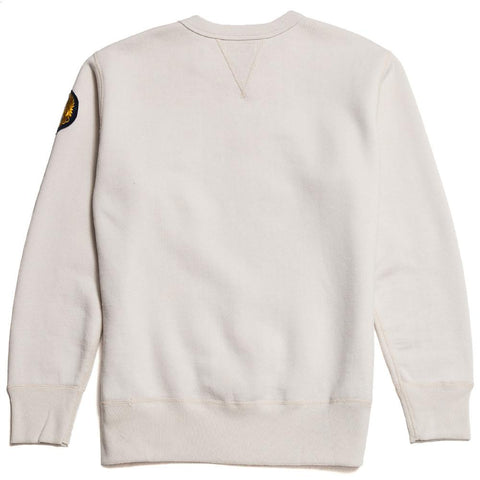 The Real McCoy’s Vargas Girl Sweatshirt Little Darling Milk MV16201 at shoplostfound in Toronto, front