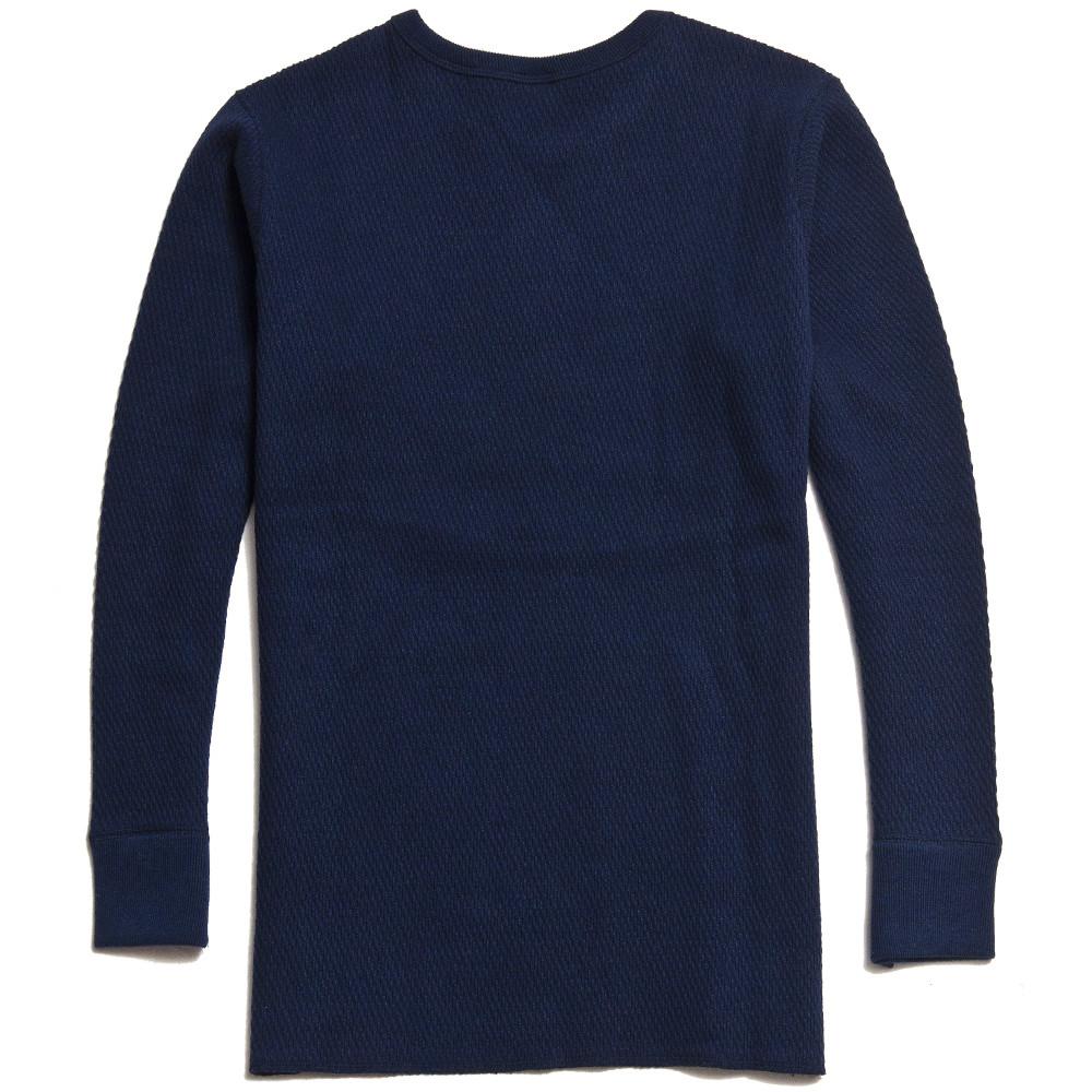 The Real McCoy's MC16109 Military Thermal Long Sleeve T-Shirt/UNSA 32 Navy at shoplostfound in Toronto, back