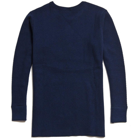 The Real McCoy's MC16109 Military Thermal Long Sleeve T-Shirt/UNSA 32 Navy at shoplostfound in Toronto, front