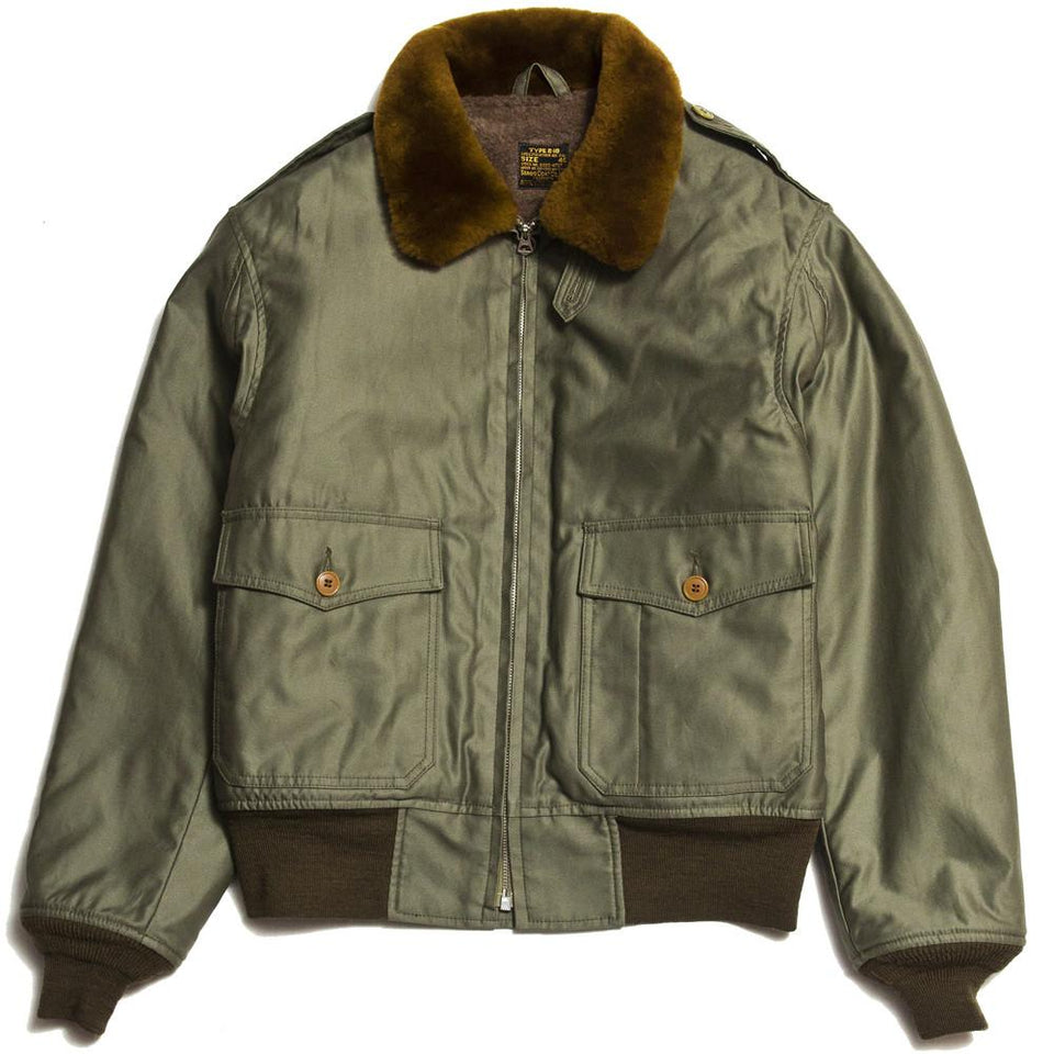The Real McCoy's MJ13105 B-10 Stagg Flight Jacket at shoplostfound in Toronto, front