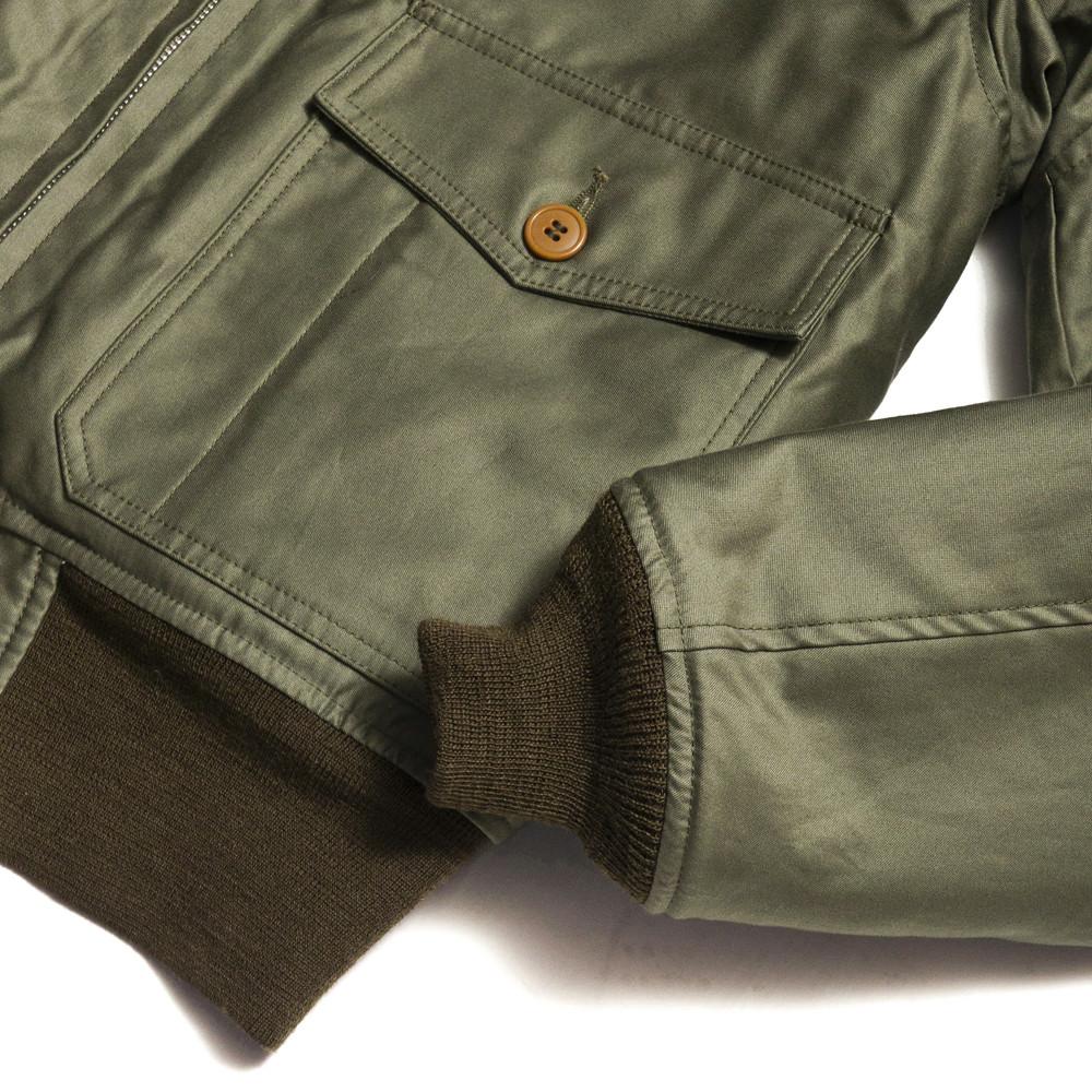 The Real McCoy's MJ13105 B-10 Stagg Flight Jacket at shoplostfound in Toronto, hem