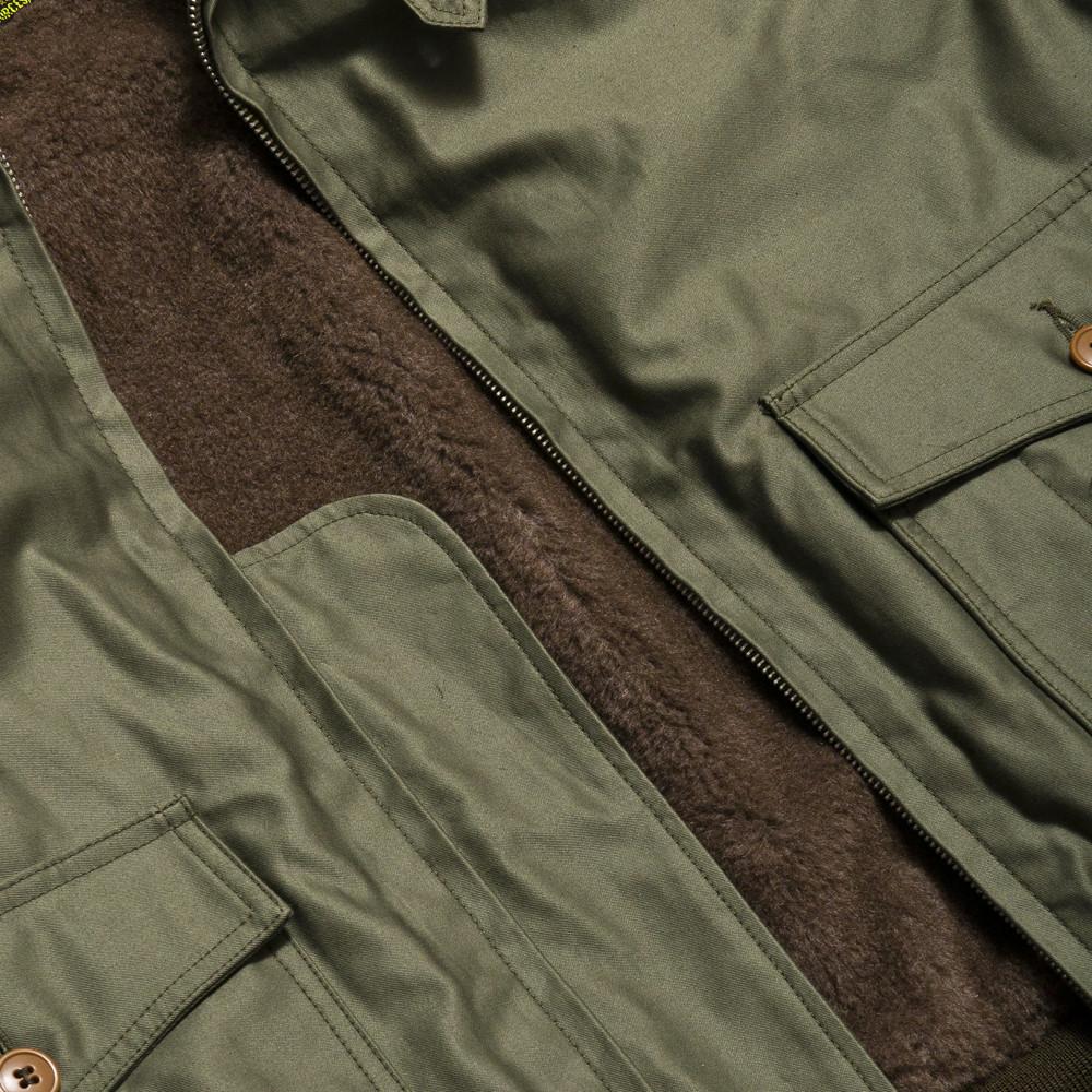 The Real McCoy's MJ13105 B-10 Stagg Flight Jacket at shoplostfound in Toronto, zipper 