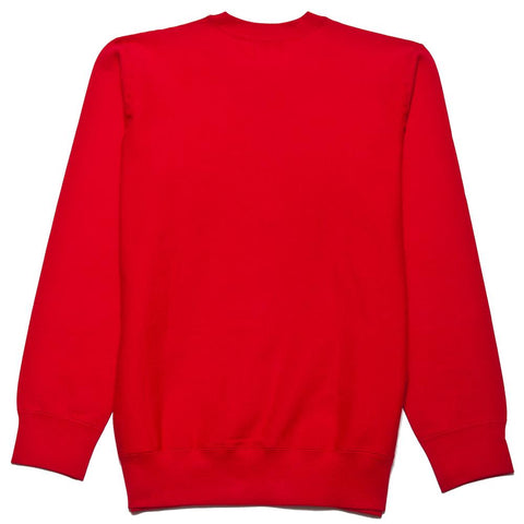 lost & found Gusset Crewneck Sweatshirt Red at shoplostfound, front