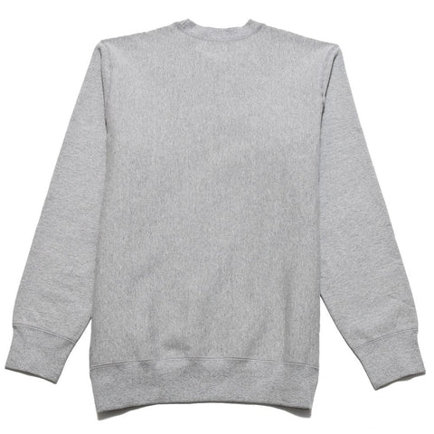 lost & found Gusset Crewneck Sweatshirt Grey at shoplostfound, front