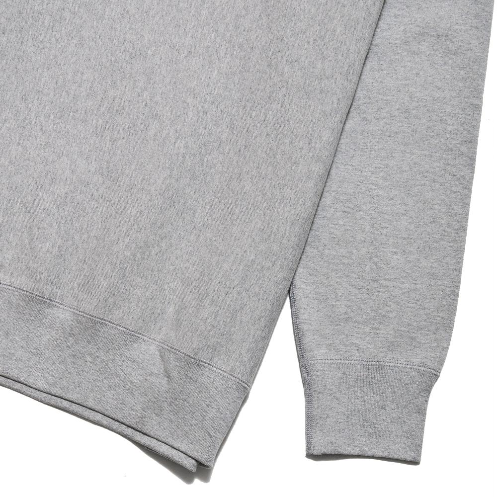 lost & found Gusset Crewneck Sweatshirt Grey at shoplostfound, cuff