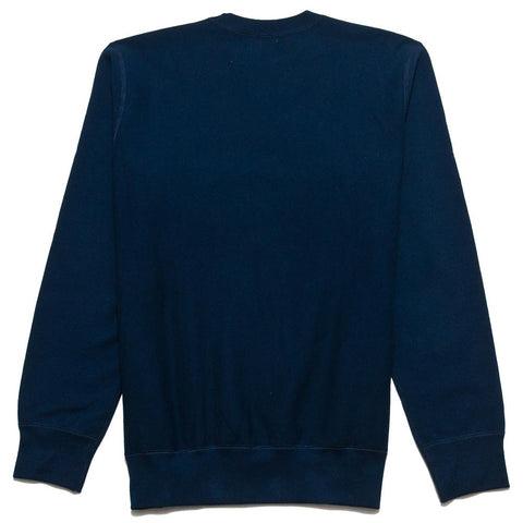 lost & found Gusset Crewneck Sweatshirt Navy at shoplostfoun, front